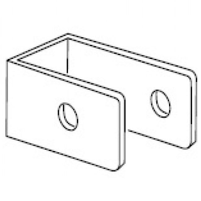 Bobrick 1000972 U Bracket-Internal Panel/Stile 1/2" Repair Part