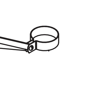 Bradley 269-1123 1" Pipe Hanger Ring