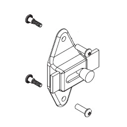 Bradley Toilet Partition Surface Mounted Door Latch , HDWT-Z0189