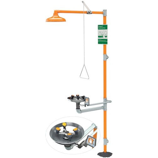 Guardian GBF1909BC Barrier-Free Safety Station with Eye/Face Wash