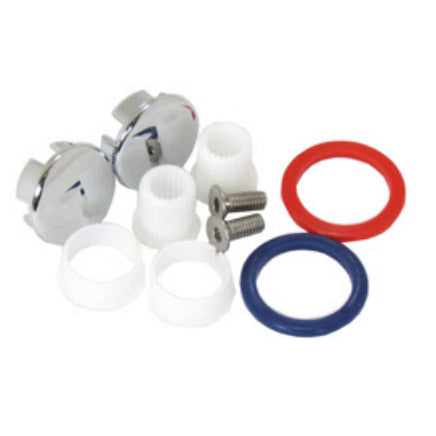 Speakman RPG41-0118-PC Red & Blue Index Rings with Screws, Broach Adaptors, Index Buttons & Collar Bushings (SC-4072-LD Only)