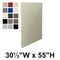Bradley Toilet Partition Panel, Plastic, 30 1/2"W x 55"H, Quick Ship, Greenguard - P440-33