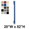 Bradley Toilet Partition Pilaster, Plastic, 20"W x 82"H, Quick Ship, Greenguard - P482-20