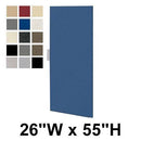 Bradley Toilet Partition Door, Plastic, 26"W x 55"H, Quick Ship, Greenguard - P490-26