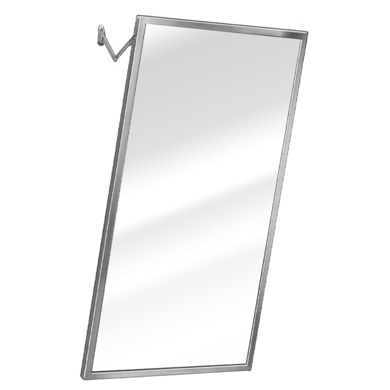 Bradley 782-016300 (16 x 30) Adjustable Tilt Commercial Restroom Mirror, 16