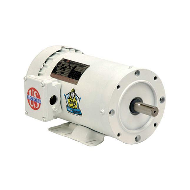 US Electric Motor WD32P2ACH, 3-Phase Motor, 1-1/2 HP, 1800 RPM, 208-230, 460V, 56HC Frame