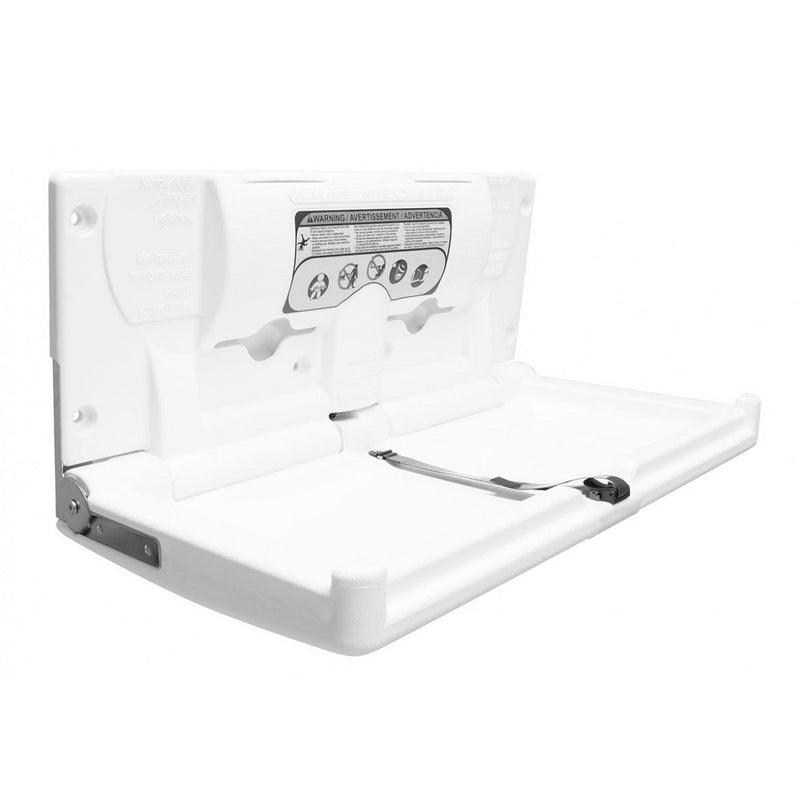 Bradley 963-000000 Gray & White Speckled Baby Changing Station
