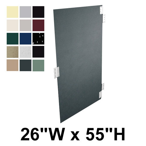 Hadrian Bathroom Stall Door, Solid Plastic, 26