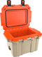 Pelican Cooler 30QT Elite, Tan w/ Orange Trim - 30Q-2-TANORG