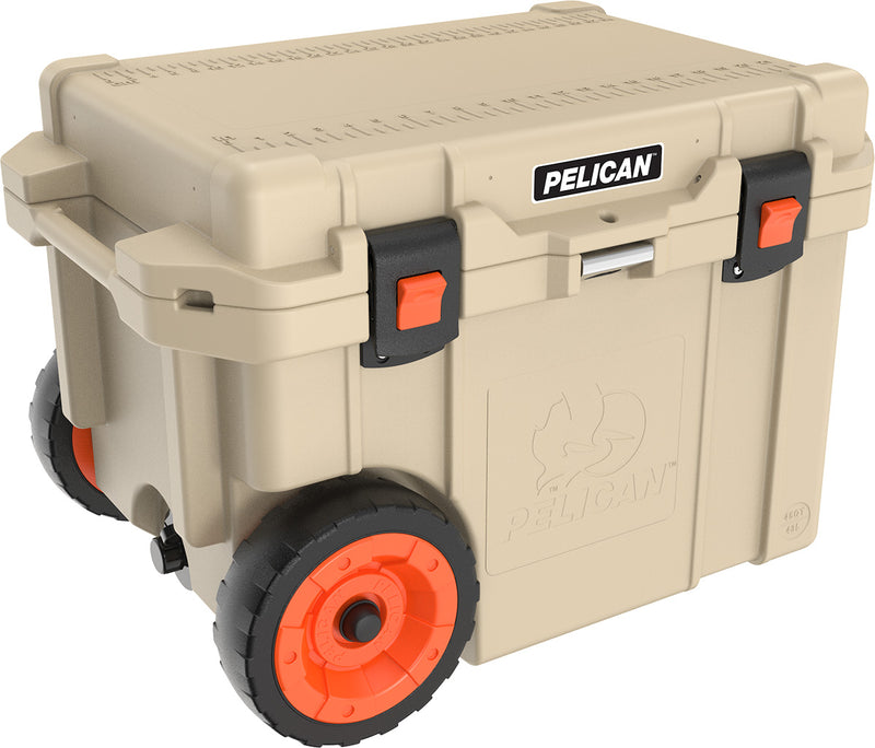 Pelican Wheeled Cooler 45QT, Tan - 45QW-OC-TAN