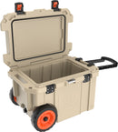 Pelican Wheeled Cooler 45QT, Tan - 45QW-OC-TAN