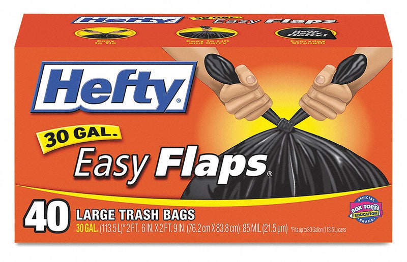 Hefty E27744 - Trash Bags 30 gal. 0.80 mil PK240