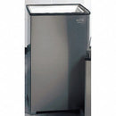 Rubbermaid FGB1940SSRB - Trash Can Square 40 gal. Silver