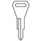 ASI 0360-010 Replacement Key