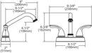Elkay LK2000CR DUAL HANDLE LAUNDRY FCT CR