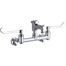 Elkay LK940BR03T6S WALL MNT 8IN, BUCKET HK 3IN SPT ROUGH, 1PC WRIST BLD HNDL, 6