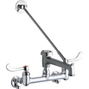 Elkay LK940BR07T4S WALL MNT 8IN, BUCKET HK 7IN SPT ROUGH, 1PC WRIST BLD HNDL, 4
