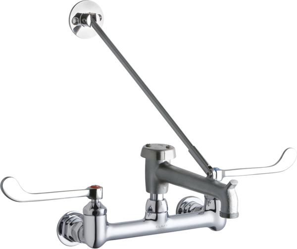 Elkay LK940BR07T6H WALL MNT 8IN, BUCKET HK 7IN SPT ROUGH, 1PC WRIST BLD HNDL, 6
