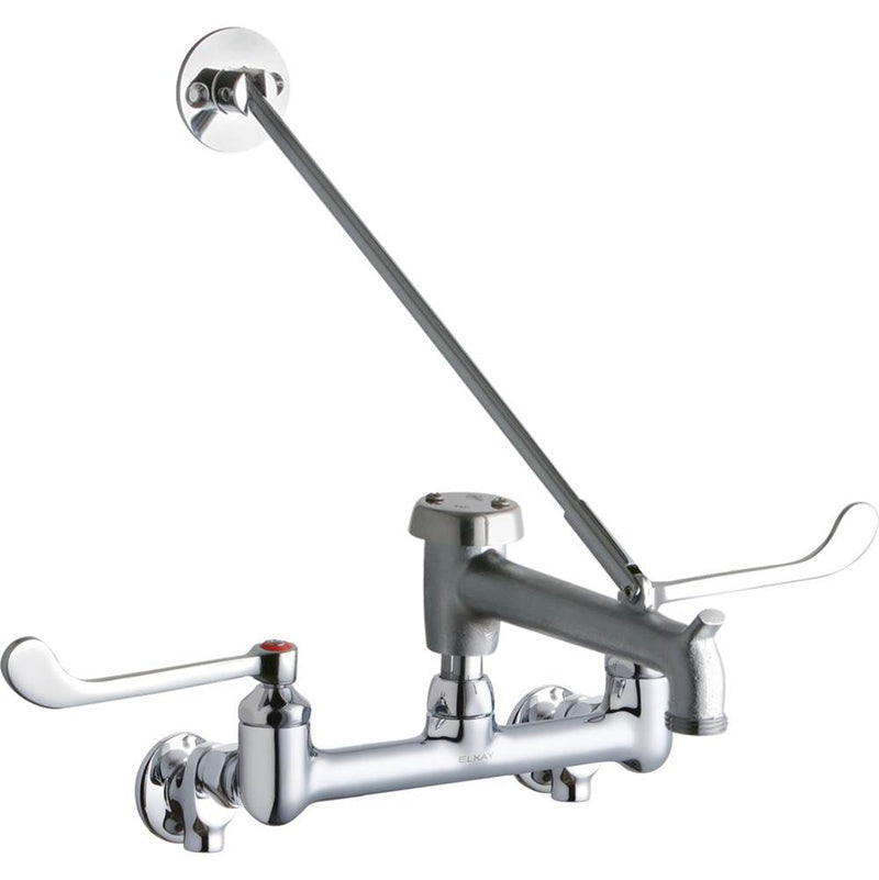 Elkay LK940BR07T6S WALL MNT 8IN, BUCKET HK 7IN SPT ROUGH, 1PC WRIST BLD HNDL, 6