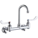 Elkay LK940GN04T4S WALL MNT 8IN, GN 4IN SPT, 1PC WRIST BLD HNDL, 4IN, SHUT OFF