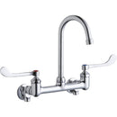 Elkay LK940GN05T6S WALL MNT 8IN, GN 5IN SPT, 1PC WRIST BLD HNDL, 6IN, SHUT OFF