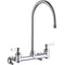 Elkay LK940GN08L2S WALL MNT 8IN, GN 8IN SPT, LVR HNDL, 2IN, SHUT OFF