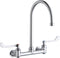 Elkay LK940GN08T6H WALL MNT 8IN, GN 8IN SPT, 1PC WRIST BLD HNDL, 6IN, 1/2IN HW