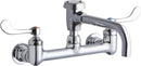 Elkay LK940VS07T4H WALL MNT 8IN, VENTED 7IN SPT, 1PC WRIST BLD HNDL, 4IN, 1/2IN