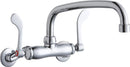 Elkay LK945AT10T4T WALL MNT 4IN, AT 10IN SPT, 1PC WRIST BLD HNDL, 4IN, 2IN HW