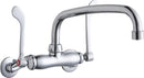 Elkay LK945AT10T6T WALL MNT 4IN, AT 10IN SPT, 1PC WRIST BLD HNDL, 6IN, 2IN HW