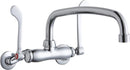 Elkay LK945AT12T6T WALL MNT 4IN, AT 12IN SPT, 1PC WRIST BLD HNDL, 6IN, 2IN HW