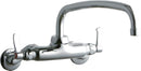 Elkay LK945AT14L2T WALL MNT 4IN, AT 12IN SPT, LVR HNDL, 2IN, 2IN HW