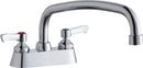 Elkay LK406AT12L2 DECK MNT 4IN, CS, AT 12IN SPT, LVR HNDL, 2IN