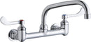 Elkay LK940AT08T4H WALL MNT 8IN, AT 8IN SPT, 1PC WRIST BLD HNDL, 4IN, 1/2IN HW