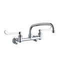 Elkay LK940AT10T6S WALL MNT 8IN, AT 10IN SPT, 1PC WRIST BLD HNDL, 6IN, SHUT OFF
