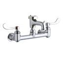 Elkay LK940BP03T4H WALL MNT 8IN, BUCKET HK POL 3IN SPT, 1PC WRIST BLD HNDL, 4IN