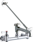 Elkay LK940BP07L2H WALL MNT 8IN, BUCKET HK POL 7IN SPT, LVR HNDL, 2IN, 1/2IN HW