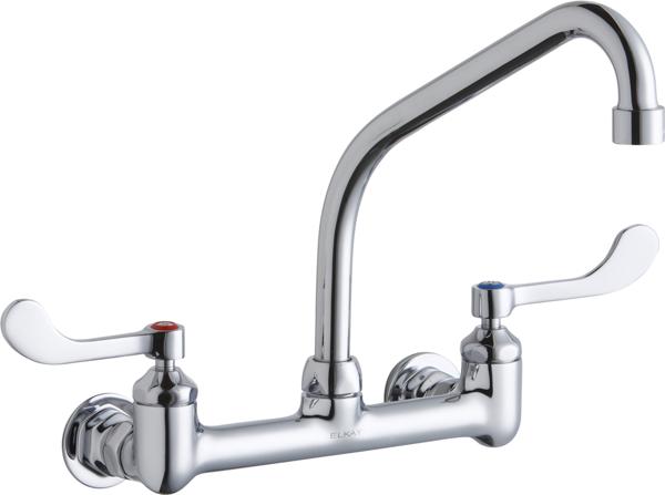 Elkay LK940HA08T4H WALL MNT 8IN, HA 8IN SPT, 1PC WRIST BLD HNDL, 4IN, 1/2IN HW