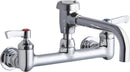 Elkay LK940VS07L2H WALL MNT 8IN, VENTED 7IN SPT, LVR HNDL, 2IN, 1/2IN HW