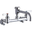 Elkay LK940VS07L2S WALL MNT 8IN, VENTED 7IN SPT, LVR HNDL, 2IN, SHUT OFF