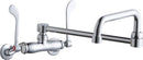 Elkay LK945DS20T6T WALL MNT 4IN, DBLE SWING 20IN SPT, 1PC WRIST BLD HNDL, 6IN,
