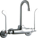 Elkay LK945GN04T6T WALL MNT 4IN, GN 4IN SPT, 1PC WRIST BLD HNDL, 6IN, 2IN HW