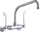 Elkay LK945HA10T6T WALL MNT 4IN, HA 10IN SPT, 1PC WRIST BLD HNDL, 6IN, 2IN HW