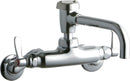 Elkay LK945VS07L2T WALL MNT 4IN, VENTED 8IN SPT, LVR HNDL, 2IN, 2IN HW
