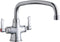 Elkay LK500AT12L2 DECK MNT 1HOLE, AT 12IN SPT, LVR HNDL, 2IN