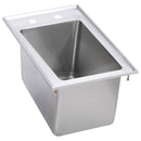 Elkay DI-1C-101410X Standard Drop-In Sink, 1-Compartment 10" Deep Bowl, No Drainboards, 13.5 (L) X 19.5 (W) X 10 (H) Over All