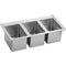 Elkay DI-3C-101410X Standard Drop-In Sink, 3-Compartment 10" Deep Bowl(s), No Drainboards, 37 (L) X 19.5 (W) X 10 (H) Over All