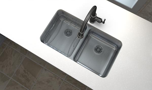 Elkay LKWRB1316SS WAVY WIRE STAINLESS STEEL RINSING BASKET