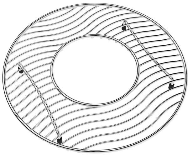 Elkay LKWRBG12SS WAVY WIRE STAINLESS STEEL ROUND BOTTOM GRID