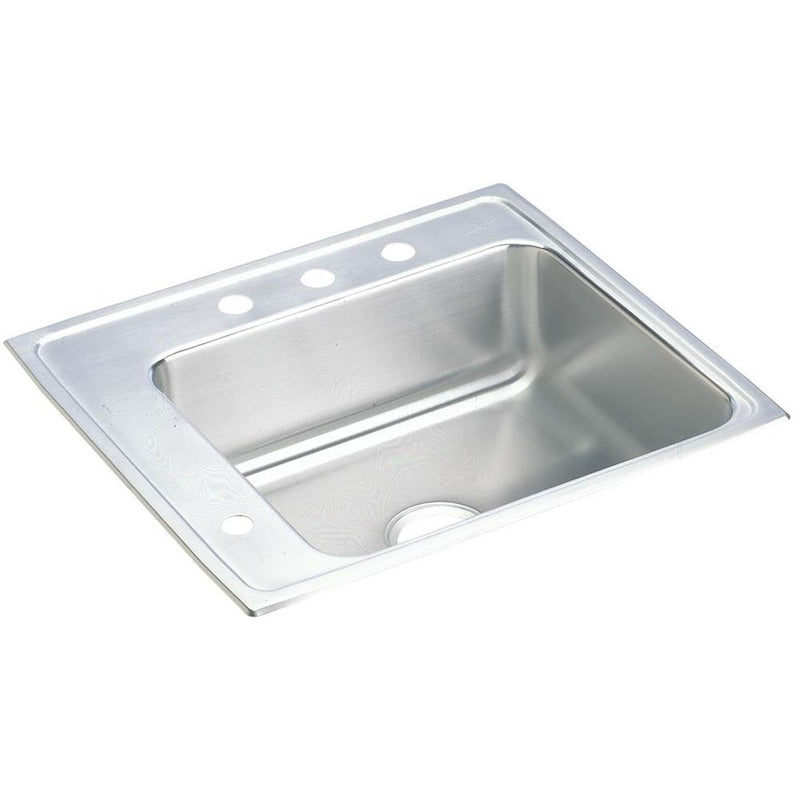Elkay DRKAD222065L3 18 Gauge Stainless Steel 22' x 19.5' x 6.5' Single Bowl Top Mount Sink